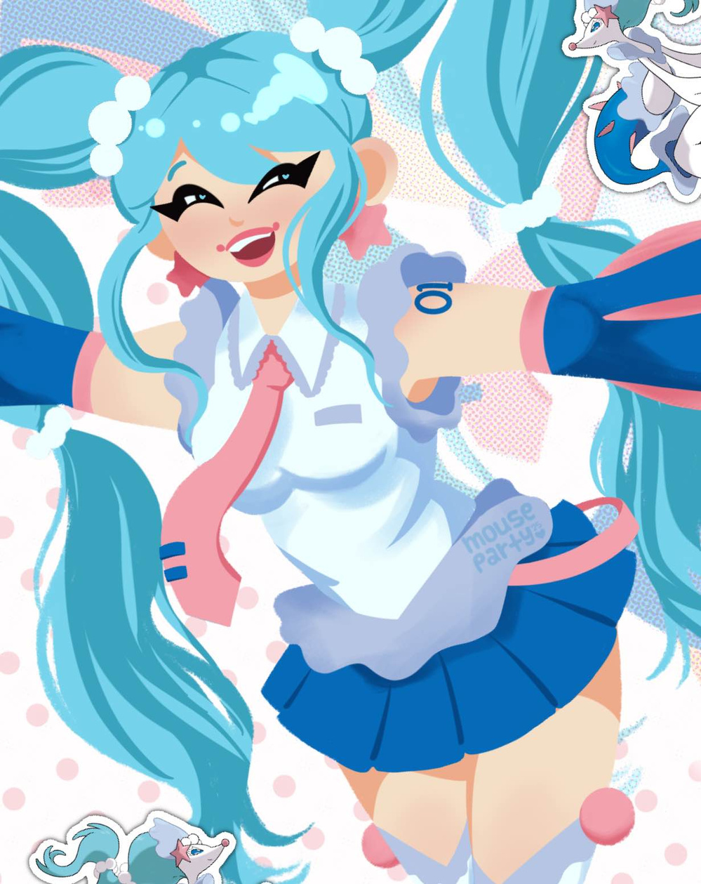 Hatsune Miku x Primarina original design